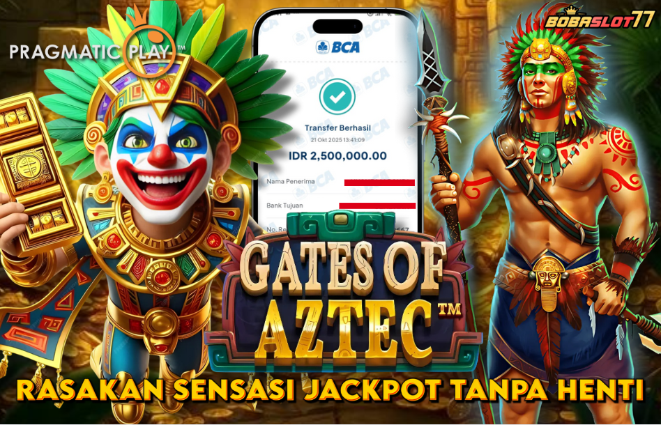 Selamat kepada user id : fac****11 Wede Rp 2.500.000 di Game GATES OF AZTEC PRAGMATIC PLAY Cair Gk Sampe 1 Menit! Menang Mudah di Bobaslot77